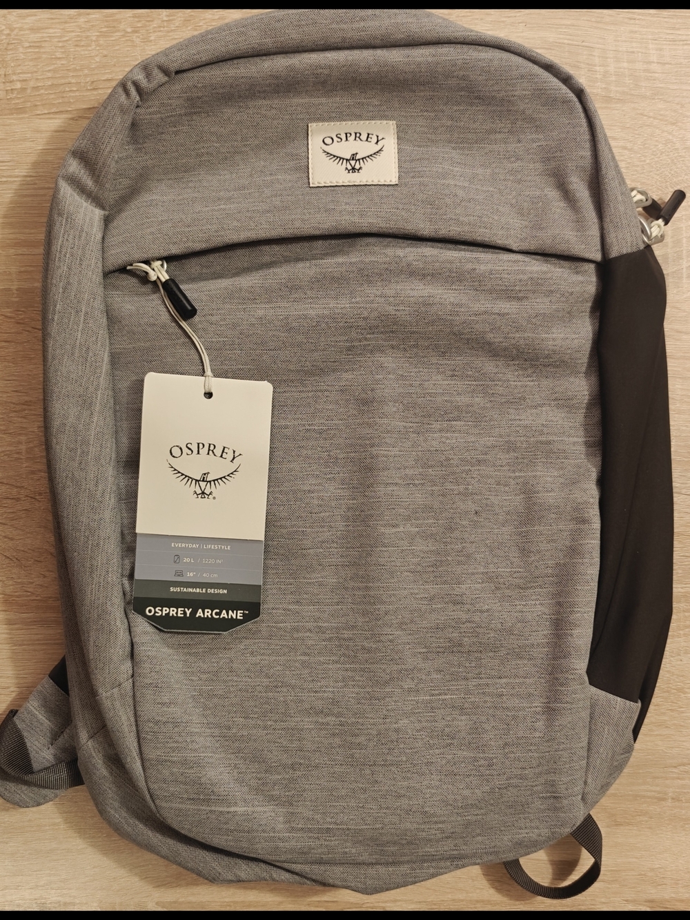 Osprey Arcane Large Day Commuter Backpack Grey Heather Laptop Travel Urban